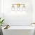 ieftine Lumini Vanity-iluminat baie lumina de vanitate 3 lumini aplice de perete iluminat alamă periată lumina de baie cu abajur din sticlă transparentă aplice de perete pentru baie aplice de perete pentru oglindă