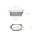 cheap Bathroom Accessory Set-Foldable Washbasin In Bathroom Large Household Student Dormitory Baby Basin Portable Compressed Travel Small Laundry Basin