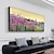 billiga Landskapsmålningar-handgjord oljemålning duk väggkonst dekor original rosa blomma målning abstrakt landskapsmålning för heminredning med sträckt ram/utan inre ram målning