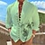Χαμηλού Κόστους Ανδρικό πουκάμισο Χαβάης-ανδρικό πουκάμισο καλοκαίρι Χαβάης πουκάμισο από δέντρο καρύδας γραφικό γιακά λευκό μπλε πράσινο χακί γκρι υπαίθριο δρόμο με μακρυμάνικο στάμπα ρούχα σχεδιαστής μόδας casual άνετα