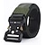 cheap Men&#039;s Belt-Men&#039;s Tactical Belt Nylon Web Work Belt Black Green Canvas Retro Traditional Plain Daily Wear Going out Weekend