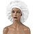 levne sprchové čepice a čelenky-velké dámské čepice na spaní z hedvábného saténu s extra měkkým elastickým páskem pro kudrnaté vlasy s dredovým copánkem