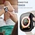 economico Cover per smartwatch-3 pezzi Custodia per orologi con protezione per lo schermo Compatibile con Apple Watch Ultra 49mm / Series 8 7 41mm 45mm / Series 6 5 4 SE 40mm 44mm / Series 3 2 1 38mm 42mm Tutto intorno protettivo