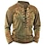 cheap Men&#039;s 3D Sweatshirts-Men&#039;s Sweatshirt Pullover Brown Green Standing Collar Graphic Prints Flower Lace up Print Sports &amp; Outdoor Daily Sports Designer Basic Casual Spring &amp; Summer Clothing Apparel Hoodies Sweatshirts
