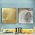 abordables Peintures Abstraites-Top fait à la main or ruban toile peinture moderne argent oeuvre photos épaisse huile mur art diffusion décoration bureau à domicile