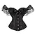 Недорогие Корсеты-костюм-корсет женский плюс размер сексуальный однотонный корсет из полиэстера на шнуровке&amp;amp; бюстье для контроля живота, клубная одежда, корсетный топ для вечеринки, выхода в свет