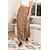 cheap Skirts-Women&#039;s Swing Long Skirt Polyester Maxi Khaki Skirts Split Ends Print Casual Daily Fashion S M L