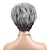 abordables perruque plus âgée-perruques faciles d&#039;entretien coupe lutin perruques de cheveux humains pour les femmes perruques grises assez courtes pour les femmes naturel réaliste