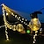 ieftine Fâșii LED-bec solar zână șir lumini 7m 30leds lumini de grădină impermeabile în aer liber petrecere de nuntă de Crăciun camping în aer liber terasa balcon decorare atmosferă lumini peisaj