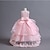 billige Kjoler-grenseoverskridende populær barnekjole for utenrikshandel mesh prinsesse fluffy brudekjole spiker perle dra hale lang kjole jente aftenkjole