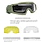 זול אביזרים לאופנועים ולטרקטרונים-משקפי מגן חסיני פיצוץ: יוניסקס אימון מגרשי ספורט עם 3 עדשות עבור ארבה מדברי