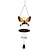 cheap Dreamcatcher-1pc Butterfly Metal Painted Wind Chime Outdoor Handicraft Glow In The Night Hanging Ornament For Window Balcony Garden Decor, 60x17cm/23.6&#039;&#039;x6.7&#039;&#039;
