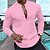 cheap Casual Shirts-Men&#039;s Shirt Linen Shirt Casual Shirt Summer Shirt Beach Shirt Henley Shirt Black White Pink Plain Long Sleeve Spring &amp; Summer Henley Casual Daily Clothing Apparel
