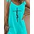 cheap Jumpsuits-Women&#039;s Romper Print Print Holiday Crew Neck Baggy Shorts Vacation Weekend Strap Loose Fit Sleeveless White Light Green Pink S M L Summer