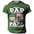 preiswerte 3D-T-Shirt für Männer-Papa-Shirts zum Vatertag als Geschenk für Herren, Grafik-Shirt mit Nationalflagge, Vintage-Designer-Papa-Shirts, 3D-Druck, T-Shirt für Papa, Outdoor, Alltag, schwarz, rot, blau, kurzärmlig,