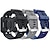 preiswerte Garmin-Uhrenarmbänder-3 Pack Uhrenarmband für Garmin Forerunner 35/30 Silikon Ersatz Gurt Wasserdicht Verstellbar Frauen Männer Sportarmband Armband