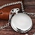 voordelige Zakhorloge-heren vintage zakhorloge met ketting eenvoudig voortreffelijk polijsten rond horloge zakhanger klok geschenken mannen vrouwen