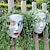 cheap Garden Sculptures&amp;Statues-Women&#039;s Face Pot Wall Decoration Pot Resin Wall Hanging Flower Pots For Indoor Outdoor Plants Garden Decor