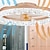 Недорогие Потолочные светильники с вентилятором-светодиодные потолочные вентиляторы с подсветкой хрустальные люстры с регулируемой яркостью и дистанционным управлением 20-дюймовый потолочный светильник скрытого монтажа металлическая люстра спальня