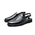 levne Pánské pantofle a žabky-pánské pu kožené sandály dřeváky &amp; mezci britské nadrozměrné pantofle polobotky prodyšná přezka sandály černá hnědá léto jaro