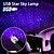 cheap Car Interior Ambient Lights-LED Car Roof Star Night Light Projector Light Atmosphere Galaxy Lamp USB Decorative Lamp Adjustable Multiple Lighting Effects