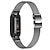 billige Fitbit urbånd-Smartwatch bånd Kompatibel med Fitbit Inspire 3 Inspire 2 / Inspire HR / Inspire Rustfrit stål Smartwatch Rem Justerbar Net Kvinder Mænd Milanesisk rem Udskiftning Armbånd
