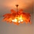 Недорогие Подвесные огни-светодиодная подвесная люстра, великолепная очень большая 80 см, 6 ламп, белый букет из страусиных перьев, подвесной светильник, романтический светильник для спальни ресторана