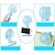 preiswerte Ventilator-Mini-Handventilator, faltbarer Tischventilator, ultraleiser Luftkühler, wiederaufladbare USB-Lüfter für das Heimbüro von Studenten