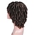 abordables Pelucas de máxima calidad-peluca dreadlock pelucas torcidas cortas para mujeres negras y hombres peluca sintética rizada afro