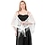 voordelige Sjaals-Damesomslag Vintage Elegant Mouwloos Polyester Bruiloftsomslagen Met Kwastje Voor Bruiloft Zomer