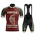 cheap Men&#039;s Clothing Sets-21Grams Men&#039;s Cycling Jersey with Bib Shorts Short Sleeve Mountain Bike MTB Road Bike Cycling Forest Green Green Green Bike Clothing Suit 3D Pad Breathable Quick Dry Moisture Wicking Back Pocket