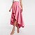 cheap Women&#039;s Clothing-Women&#039;s Skirt Swing Polyester Asymmetrical Black Pink Skirts Casual Daily Fashion S M L