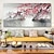 billiga Landskapsmålningar-oljemålning 100 % handgjord handmålad väggkonst på duk traditionell kinesisk plommonblomning svartvitt landskap abstrakt modern heminredning dekor rullad duk med sträckt ram
