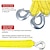 cheap Vehicle Repair Tools-StarFire Trailer Rope Double Thick Towing Belt 4 Meters 5 Tons Pulling Rope Hook Car Tow Rope Tow Rope Auto Supplies