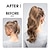 cheap Ponytails-22 Ponytail Extension Long Dirty Blonde Pony Tail Wrap Around Clip in Hair Extensions Curly Wavy Synthetic High Resistant Fiber Fake Hairpiece for White Women