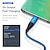 cheap Cell Phone Cables-TOPK AN24 3A Fast Charging 3 In 1 USB Cable For iPhone Huawei Samsung Xiaomi Micro Charger Cable Port Multiple Usb Charging Cord