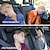 baratos Encostos de cabeça e Almofadas lombares-Solução de suporte de travesseiro de pescoço para descanso de viagem para assento de carro para crianças e adultos almofada de cabeça para assento de carro