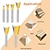 cheap Hand Tools-5pcs/set 8MM Shank Dovetail Router Bit Cutter Wood Working Industry Standard Router Bits For Woodworking HT73