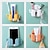 billiga Telefonhållare-Duschtelefonhållare Bärbar Spegel / Väggfäste Telefonhållare för Kontor Badrum Sängen Kompatibel med Alla mobiltelefoner Mobiltelefonstillbehör