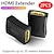 cheap Cables-2PCS 4K HDMI Extender Female To Female Converter Extension Adapter For Monitor Display Laptop PS4/3 PC TV Hdmi Cable Extension