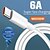 cheap Cell Phone Cables-6A 66W super-speed charge cable Huawei Mate 40 50 Xiaomi 11 10 Pro fast charge USB C charge tablet USB type C data cable