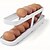 billige Eggeverktøy-eggedispenser, automatisk roll-on 2-lags eggebrett, eggeboks for kjøleskap, eggekurv i plast, oppbevaringsorganer for fersk egg, tilbehør til kjøkkenoppbevaring