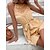 cheap Women&#039;s Jumpsuits &amp; Rompers-Women&#039;s Romper Solid Color Lace up Streetwear Halter Street Holiday Sleeveless Regular Fit Khaki S M L Summer