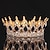 cheap Wearable Accessories-Bridal Crown Wedding Dress Headdress Birthday Adults&#039; Ceremony Versatile Rhinestone Hair Band Luxury Round Crown