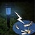 abordables Tue mouche éléctrique-2 packs solaire bug zapper en plein air solaire moustique zapper alimenté bug zapper led moustique tueur lumière lampe pour intérieur et jardin