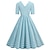 Χαμηλού Κόστους Ιστορικές &amp; Vintage Στολές-Ρετρό vintage φόρεμα σε γραμμή του 50 φόρεμα κοκτέιλ της δεκαετίας του 1950 καθημερινά φόρεμα φόρεμα πάρτι κοστούμι flare φόρεμα γυναικεία κοστούμι vintage cosplay party / βραδινό φόρεμα