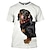 billige nyhet morsomme hettegensere og t-skjorter-dyr hund dachshund t-skjorte grafisk t-skjorte for menn kvinner unisex voksnes 3d-utskrift tilfeldig daglig søt morsom gave