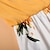preiswerte Kleider und Overalls-Mama und ich Kleider Baumwolle Batik Sonnenblume lässig Print schwarz weiß orange ärmellos Midi Mama und ich Outfits aktive passende Outfits