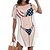 abordables Gráfico divertido-Vestido tipo pareo con camiseta de bikini para mujer