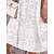 cheap Cotton&amp;Linen Dress-Women&#039;s Cotton Linen Dress Casual Dress Linen Cotton Blend Midi Dress Outdoor Daily Vacation Fashion Modern Eyelet Halter Summer Spring Sleeveless Regular Fit 2023 White Plain S M L XL 2XL